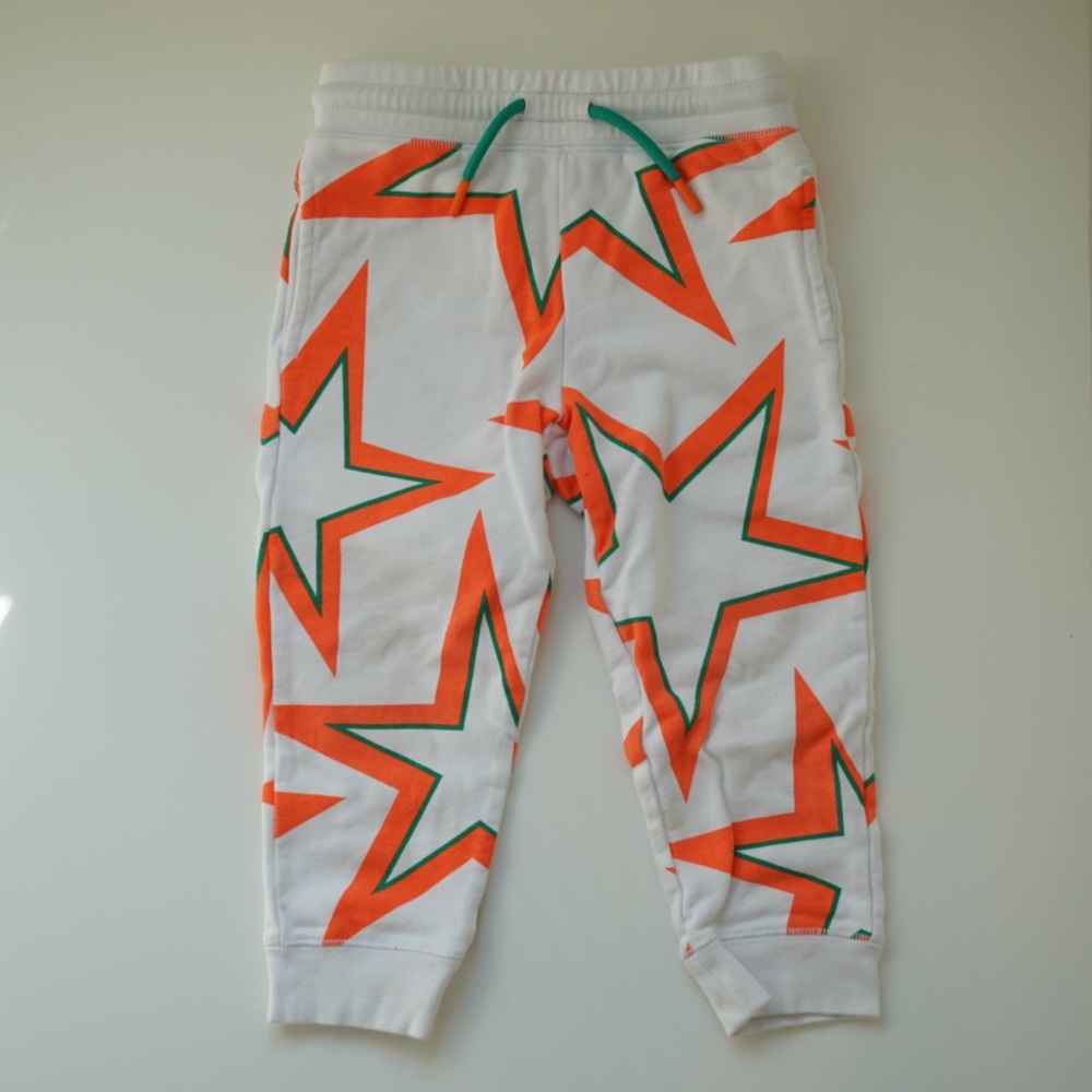 Stellar McCartney Kids star sports jogger pants size 4